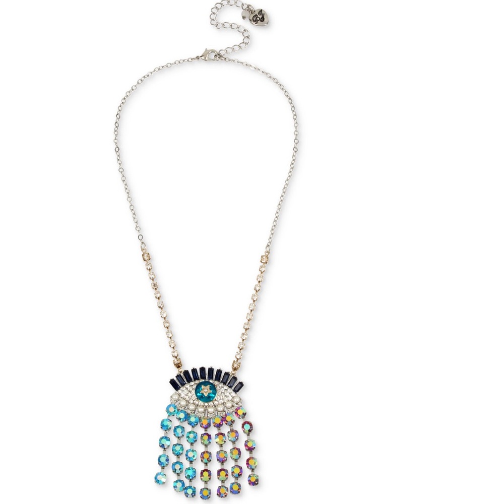 Betsey Johnson Evil Eye Necklace - Picture 2 of 2